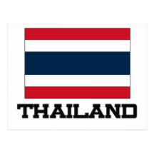 Thailand Flag Post Card