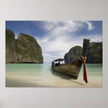 Thailand, Phi Phi Lay Island, Maya Bay. Poster