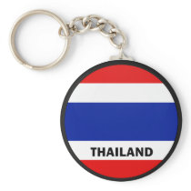 Thailand Roundel quality Flag Key Chain