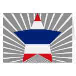 Thailand Star Greeting Card