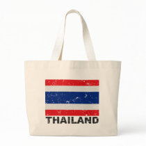 Thailand Vintage Flag Canvas Bags