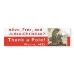 Thank a Pole! bumper stickers