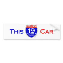 Thank a trucker bumper sticker