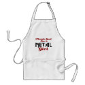 Thank god I'm a Metal girl aprons