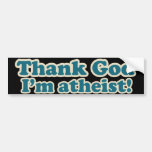 Thank God I'm Atheist Bumper Sticker