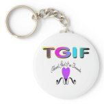 Thank God I'm Female keychains