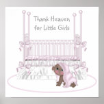Thank Heaven For Little Girls Ethnic Nursery Art posters