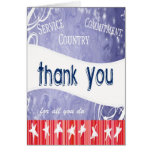 Thank To Our Troops Greeting Card