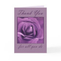 THANK YOU Administrative Professionals Day PURPLE cards