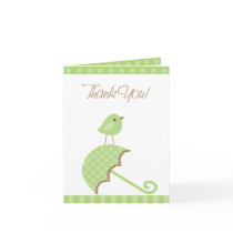 Thank You Baby Shower Folded Card