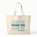 Thank You Bag Design - Blue