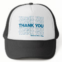 Thank You Bag Design - Blue hats
