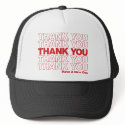 Thank You Bag Design - Red hats