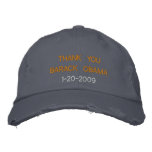 Thank You Barack Obama embroidered hats
