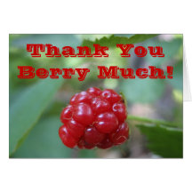 Thank You Berry Much! - Say it With a Very Card