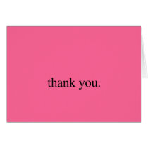 Thank You (black) cards