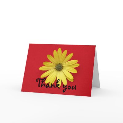 Thank you Card by ggbythebay