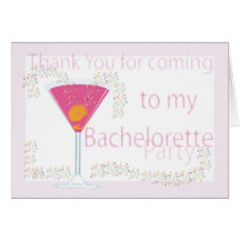 Thank you card Bachelorette Party