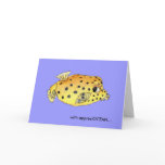 Thank You Card Cartoon Box Fish Greeting