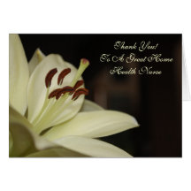 Thank You Card For Home Health Nurse