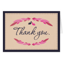 Thank you Card (Love Birds)