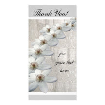 Thank You Card Pack of 10 Personalised Photo Card
