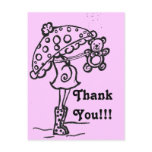 Thank You Card postcards