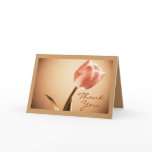 Thank You Card (Template) "Mango Tango Tulip"