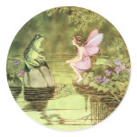 Thank You Card with Fairy and Frog stickers