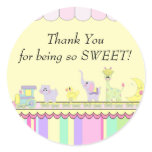 Thank You! Circus Baby Train Baby Shower