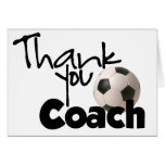 Thank You Coach, Soccer Cards