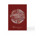 Thank you - Colorful Longevity Symbol cards