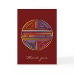 Thank you - Colourful Longevity Symbol cards