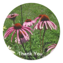 Thank You Coneflower Sticker