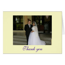 Thank you - customisable greeting card