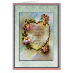 Thank You Flower Girl Bridal Party Greeting Cards