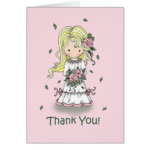 Thank You Flower Girl Card
