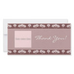 Thank You Flowers 4 Photo Card Template photo cards