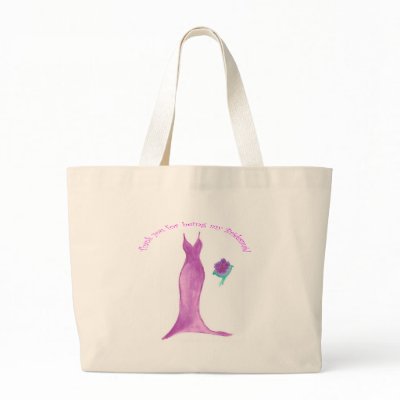 Thank you for Being my Bridesmaid Tote Bags by fairygirlbooks