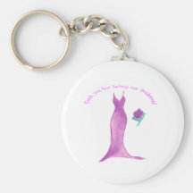 Thank You for Being My Bridesmaid Keychain