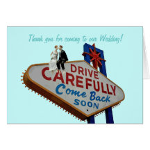 Thank you for coming to our Wedding! In Fabulous L Card