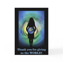 Thank you for giving us the WORLD Cards