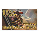 Thank You For Our Freedom America stickers