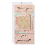 Thank you for the gift -brown photo card