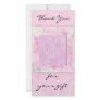 Thank you for the gift -pink photocard