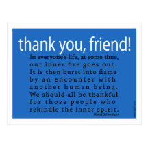 Thank You, Friend! Post Card