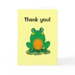 Thank you! (frog) cards