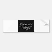 Thank you from the future mrs bumper sticker