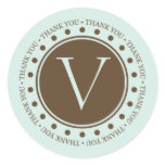 Thank You Gift Monogrammed Labels Gift Seals