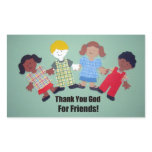 Thank You God For Friends stickers